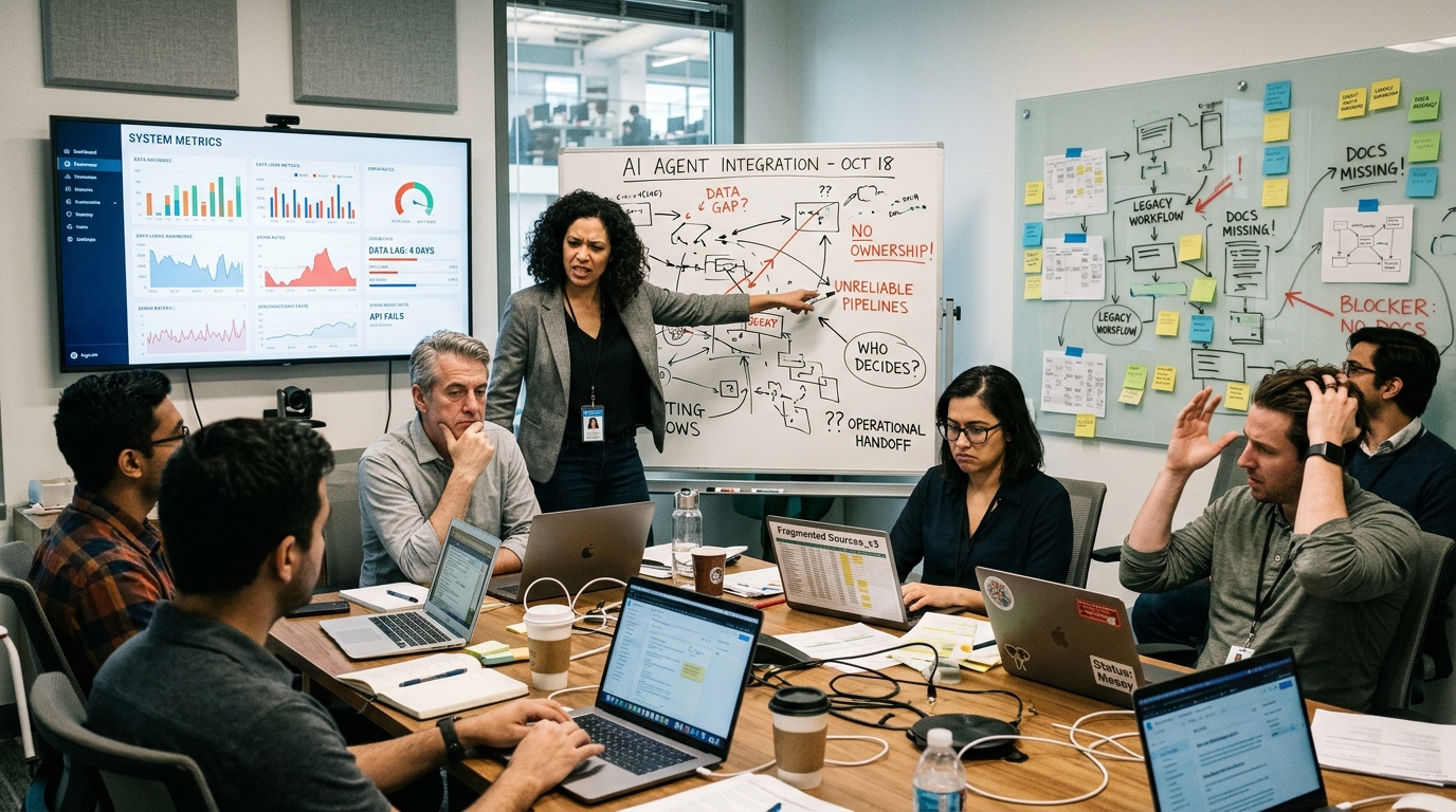 Обложка статьи: Все хотят AI-агентов, но почти никто не готов к ним технически и организационно